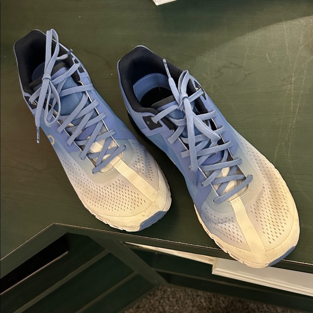 On Running Black and Blue Sneakers